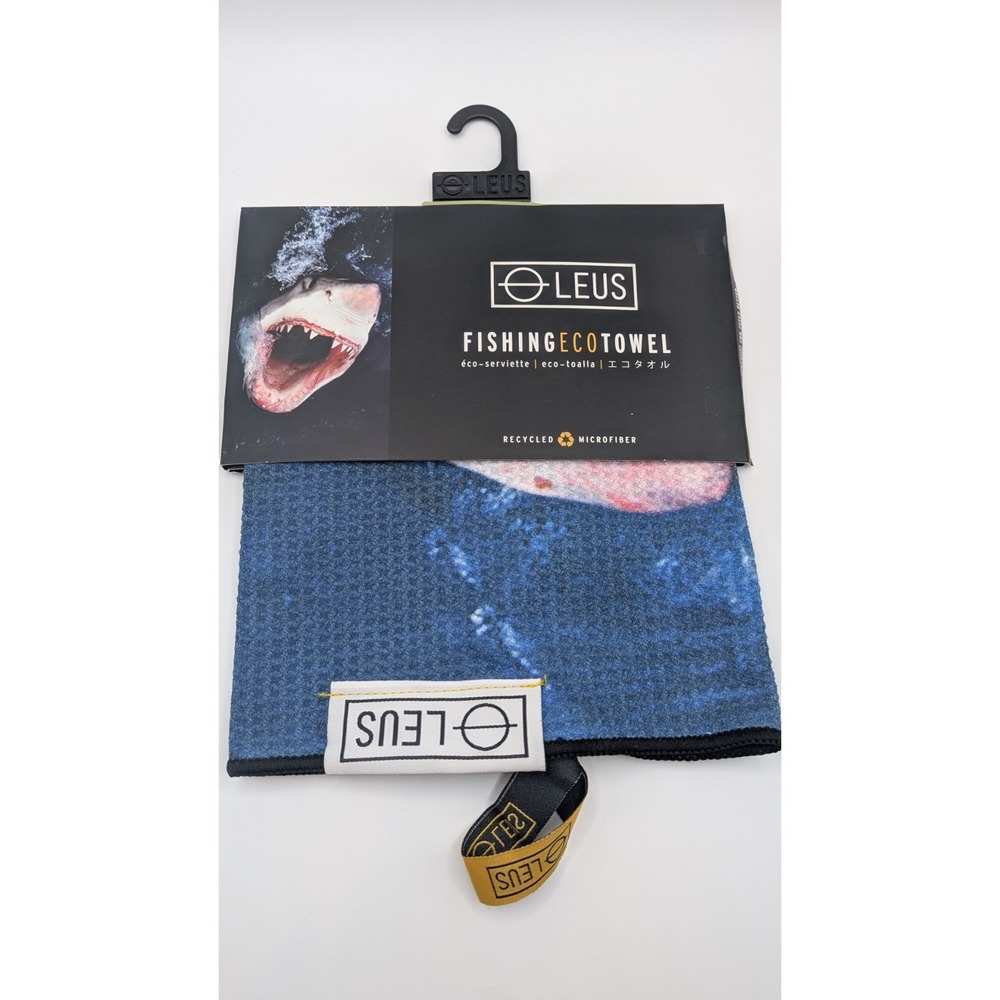 Leus Fishing Eco Towel "Great White" 14" x 14' NEW